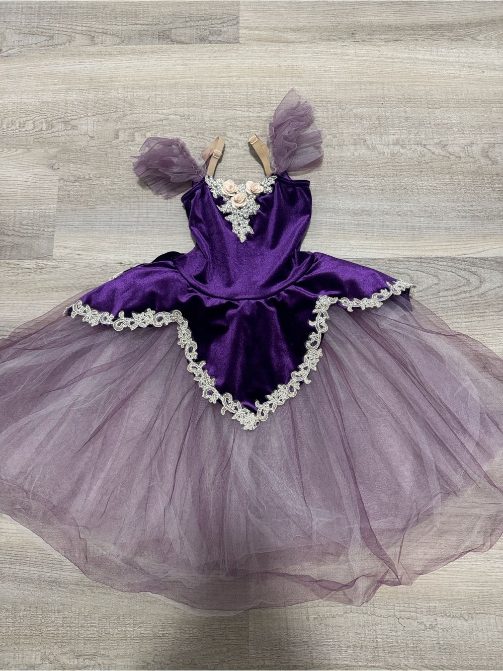 Purple Tulle dance Dress revolution